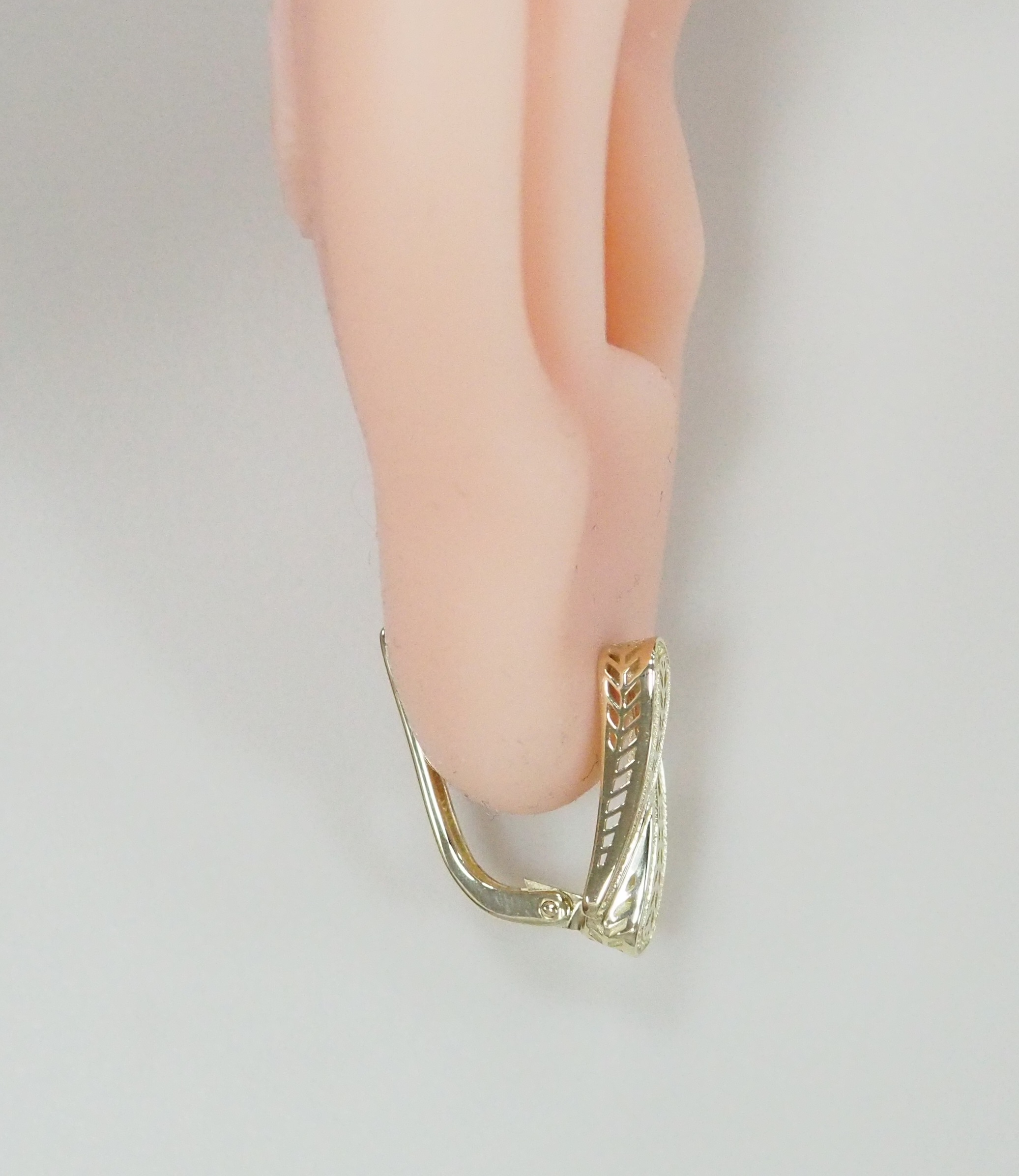 Серьги из желтого золота